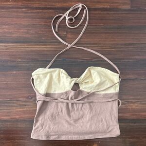 Stylish Two-Tone Women Top